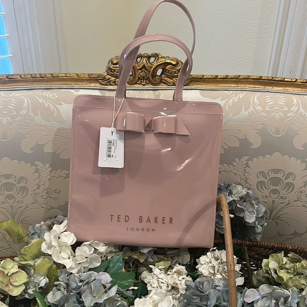 Ted Baker, soft, pink bow hand bag, NWT